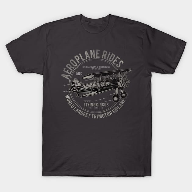 Aeroplane Rides T-Shirt by drewbacca